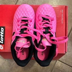 Girls soccer cleats. Brand new in box. Never worn